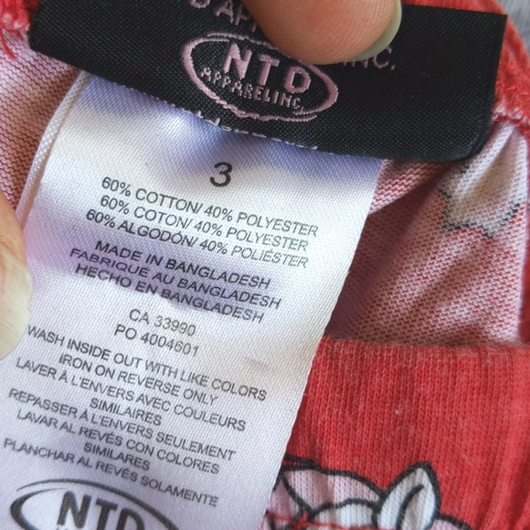 the pink closet summer pajamas matching set t-shirt & shorts 3T toddler girls - Picture 4 of 8